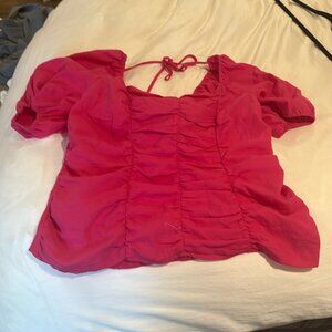 Ava and Vic target ruched top